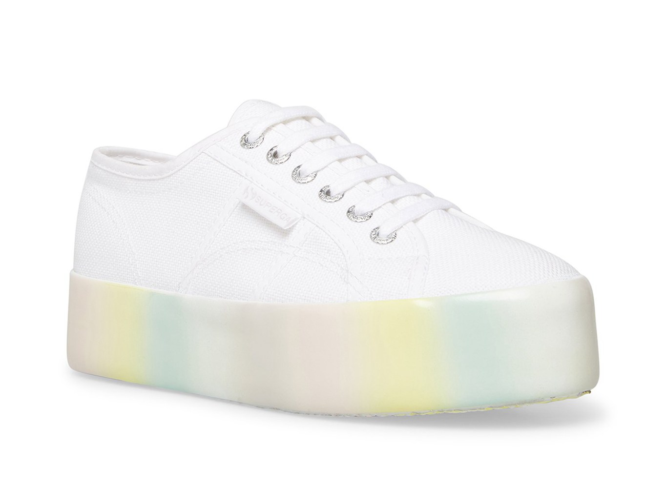 Espadrille Feminino Branco - Superga 2790 Cotw Gradientfoxing - ZMUGI-9658